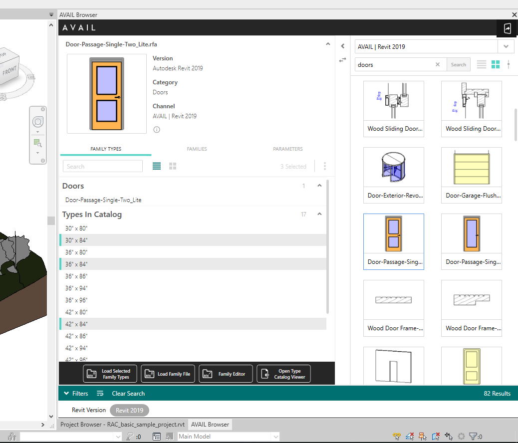 Load Specific Family Types Into Revit